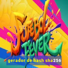 gerador de hash sha256